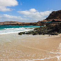 Buy canvas prints of Sal Rei Boa Vista Cape Verde Coast by Pearl Bucknall