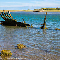 Buy canvas prints of Traeth Dulas Shipwrecks Anglesey by Pearl Bucknall