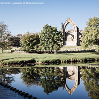 Buy canvas prints of Bolton Abbey Across River Wharfe Yorkshire Dales by Pearl Bucknall