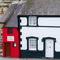 Buy canvas prints of Smallest House Conwy Quay by Pearl Bucknall