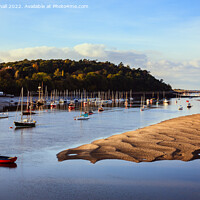 Buy canvas prints of Conwy Harbour on the River Wales Coast by Pearl Bucknall