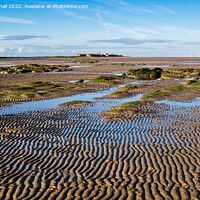 Buy canvas prints of Across the Sands to Hilbre Island in Dee Estuary W by Pearl Bucknall