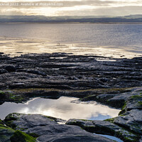 Buy canvas prints of View from Hilbre Island Coast by Pearl Bucknall