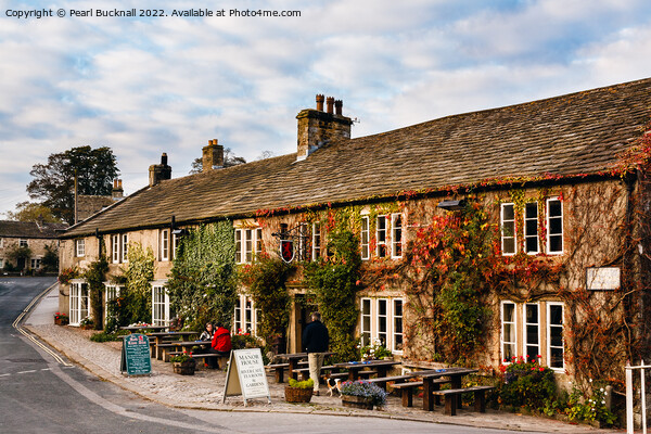Red Lion Pub in Burnsall Yorkshire Dales Picture Board by Pearl Bucknall