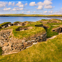 Buy canvas prints of Skara Brae Orkney Islands Scotland by Pearl Bucknall