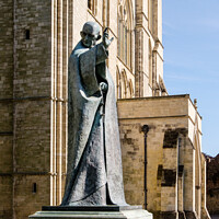 Buy canvas prints of Patron Saint of Chichester  by Pearl Bucknall