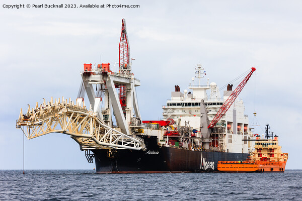 Scottish Offshore Oil in Shetland Picture Board by Pearl Bucknall