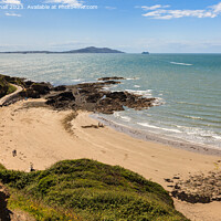 Buy canvas prints of Overlooking Church Bay Anglesey Coast by Pearl Bucknall