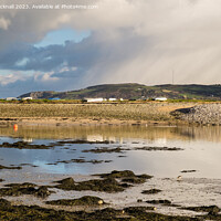 Buy canvas prints of The Tide Creeps in to Red Wharf Bay Anglesey by Pearl Bucknall