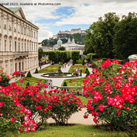 Buy canvas prints of Mirabell Palace Salzburg Austria by Pearl Bucknall