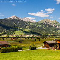 Buy canvas prints of Alpine Valley Austria by Pearl Bucknall