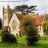 Buy canvas prints of Hambleden Village Church Buckinghamshire England by Pearl Bucknall