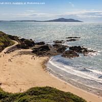 Buy canvas prints of Above Church Bay Anglesey Coast by Pearl Bucknall