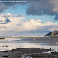 Buy canvas prints of Approaching Tide in Red Wharf Bay Anglesey  by Pearl Bucknall