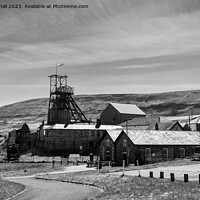 Buy canvas prints of Big Pit Blaenavon Black and White by Pearl Bucknall