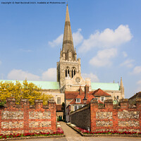 Buy canvas prints of Chichester Cathedral West Sussex Square Format by Pearl Bucknall
