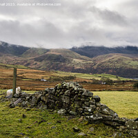 Buy canvas prints of Welsh Countryside Snowdonia Wales by Pearl Bucknall
