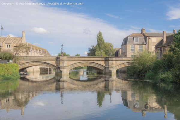 River Welland in Stamford Lincolnshire Picture Board by Pearl Bucknall