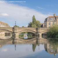 Buy canvas prints of River Welland in Stamford Lincolnshire by Pearl Bucknall