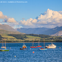 Buy canvas prints of Snowdonia from Beaumaris Anglesey by Pearl Bucknall