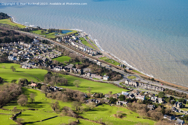 Llanfairfechan North Wales Coast Picture Board by Pearl Bucknall