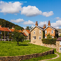 Buy canvas prints of English Village Hutton-le-Hole Yorkshire by Pearl Bucknall