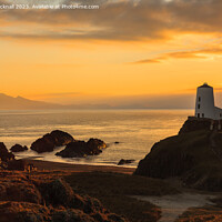 Buy canvas prints of Ynys Llanddwyn Island Sunset Anglesey Coast by Pearl Bucknall