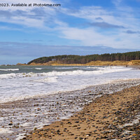 Buy canvas prints of Newborough Beach Anglesey Coast by Pearl Bucknall