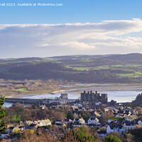 Buy canvas prints of View from Conwy Mountain by Pearl Bucknall