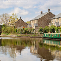 Buy canvas prints of Canal Life and New Homes by Pearl Bucknall