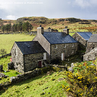 Buy canvas prints of Welsh farmhouse Snowdonia Wales by Pearl Bucknall