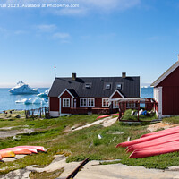 Buy canvas prints of Ilulissat Greenland coast Arctic by Pearl Bucknall