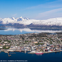 Buy canvas prints of Tromso Cityscape Norway by Pearl Bucknall