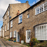 Buy canvas prints of Charming Cottages of Richmond Yorkshire by Pearl Bucknall