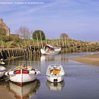 Buy canvas prints of Blakeney Harbour Norfolk Coast East Anglia by Pearl Bucknall