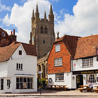 Buy canvas prints of The Timeless Charm of Tenterden in Kent by Pearl Bucknall
