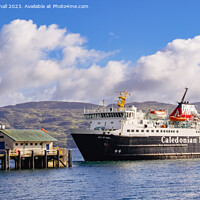 Buy canvas prints of CalMac Ferry Sailing to Mull by Pearl Bucknall