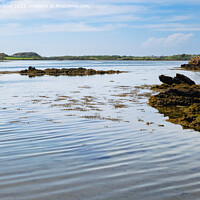 Buy canvas prints of Serene Inland Sea Anglesey Seascape Coast by Pearl Bucknall