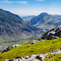 Buy canvas prints of Snowdonia mountain landscape by Pearl Bucknall