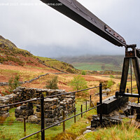 Buy canvas prints of The Rustic Charm of Cwm Ciprwth Copper Mine by Pearl Bucknall