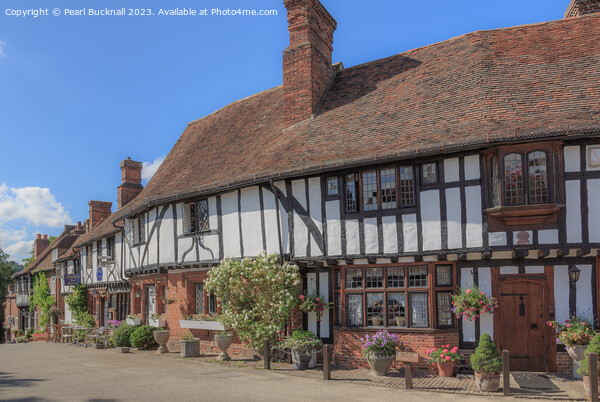 Timbered Cottages in Chilham Village, Kent Picture Board by Pearl Bucknall