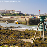 Buy canvas prints of Cemaes Bay St Patrick's Tide Bell Isle of Anglesey by Pearl Bucknall