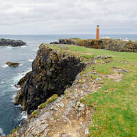 Buy canvas prints of Butt of Lewis Lighthouse Scotland by Pearl Bucknall