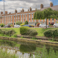 Buy canvas prints of Welland Terrace Spalding Lincolnshire by Pearl Bucknall