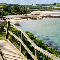 Buy canvas prints of Scenic Lligwy Bay on Anglesey Coast Wales by Pearl Bucknall