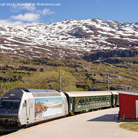 Buy canvas prints of Flam Scenic Railway Norway by Pearl Bucknall