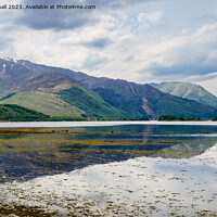 Buy canvas prints of Scottish Loch Leven Reflections Scotland by Pearl Bucknall