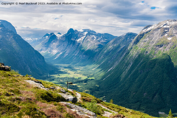 Troll Peaks in Norway Picture Board by Pearl Bucknall