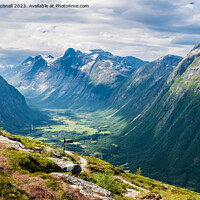 Buy canvas prints of Troll Peaks in Norway by Pearl Bucknall