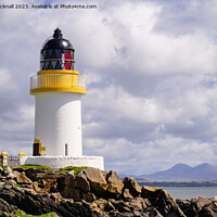 Buy canvas prints of Lighthouse on Isle of Islay by Pearl Bucknall